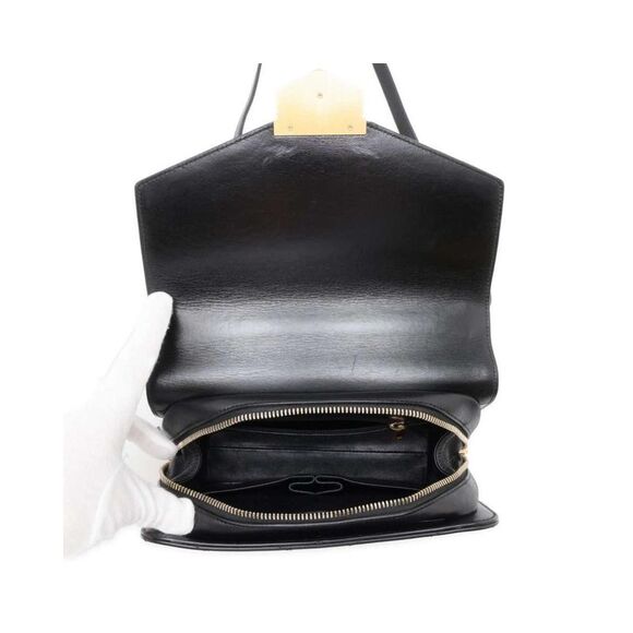 Pre Loved Chanel Chevron Quilted Crossbody Women Black Shoulder Bags - Picture 6 of 8